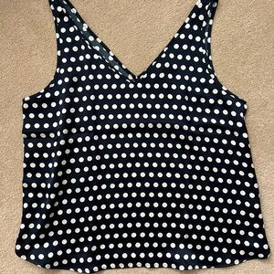 NWT Loft Polka Dot Shell